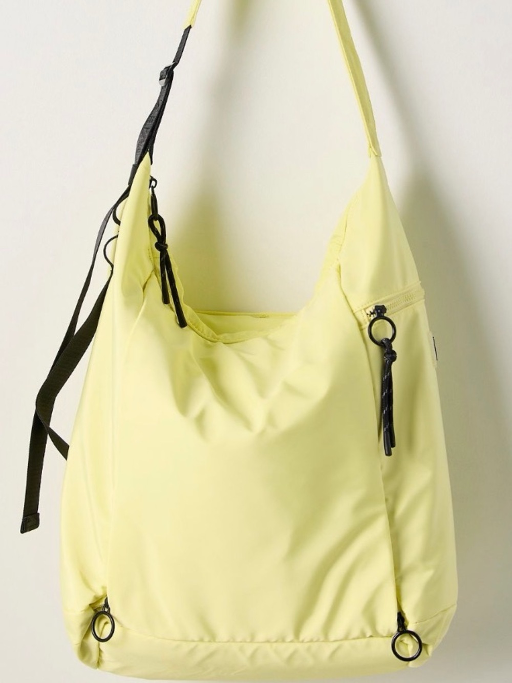 Free People whipped lime Nylon Shoulder Bag